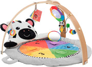 Baby Einstein Tummy Time Water Play Mat, Activity Center & Sensory Toy for Babies - OpusS Ocean of Discovery, Newborn and Up, Black (1er Pack) - Zen's Activity Milestones