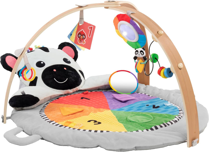 Baby Einstein Tummy Time Water Play Mat, Activity Center & Sensory Toy for Babies - OpusS Ocean of Discovery, Newborn and Up, Black (1er Pack) - Zen's Activity Milestones