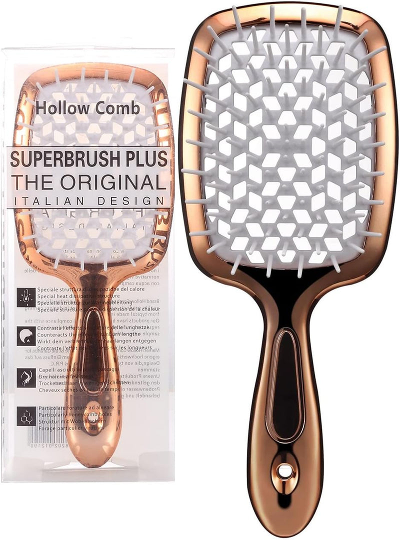 Hair Brush Comb For Hair Detangling Hair Brush Women Hair Styling Brush Hairbrush For Fine Hair Massage Comb Straw Hair Brush Vented Light Green+Purple - 027 White+RoseGold