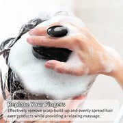 Brand Wet & Dry Manual Head Scalp Massage Brush, Soft Silicone Bristles Care Hair Scalp Massager Shampoo Brush for The Scalp, Exfoliate and Remove Dandruff, Promote Hair Growth - Multicolor