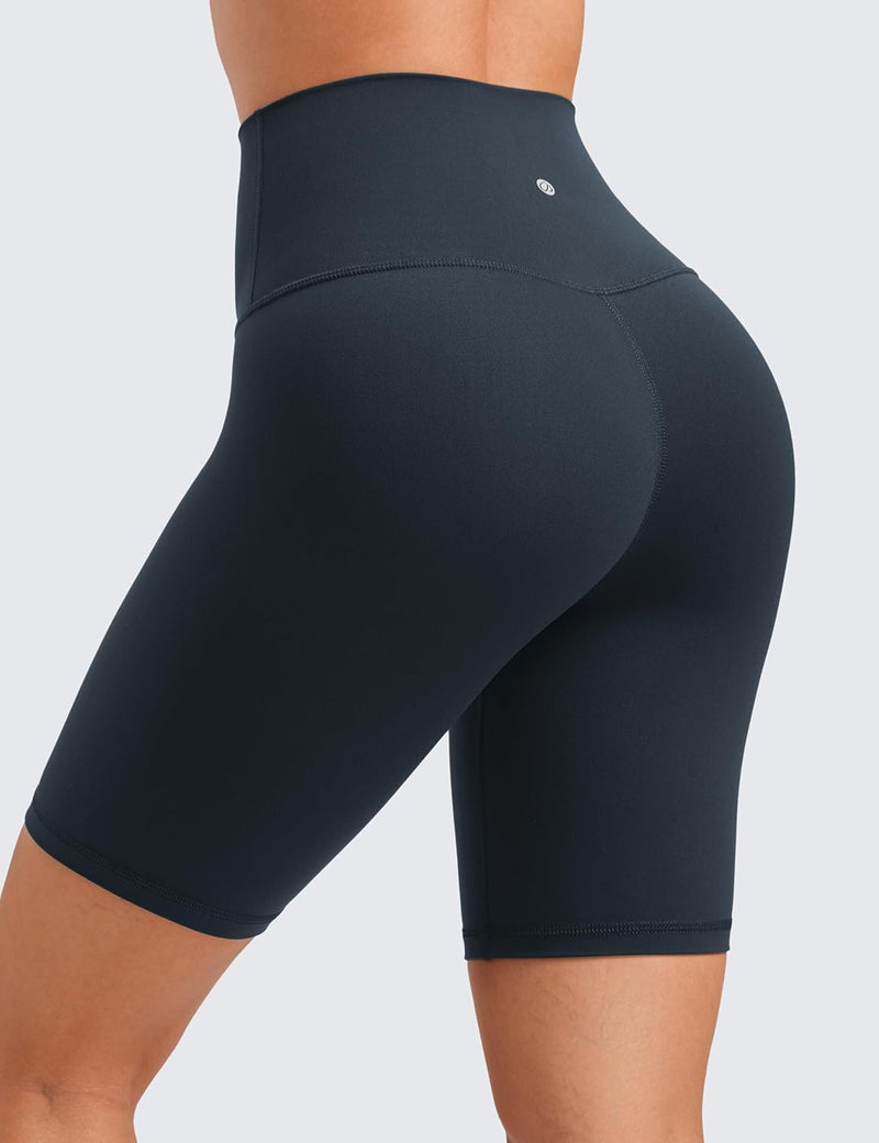 CRZ YOGA Womens Butterluxe Biker Shorts 8 "- High Waisted Workout Running Volleyball Spandex Yoga Shorts