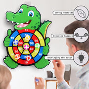 YREYBN Sticky Balls Dinosaur Dart Board Kids Toys 3-8 Year Old Boys Birthday Gifts