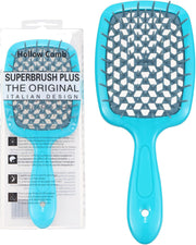 Hair Brush Comb For Hair Detangling Hair Brush Women Hair Styling Brush Hairbrush For Fine Hair Massage Comb Straw Hair Brush Vented Light Green+Purple - 013 Dark Green+Lake Blue
