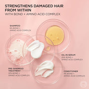 Bond Repair Oil-in-Serum for Damaged, Color Treated Hair, Heat Protectant, Strengthens Weak Bonds, Intense Shine and Frizz Control, EverPure, 1.6 Fl Oz