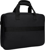 Men's TH REPREVE COMPUTER BAG AM0AM13466 Computer Bag, Black (Black), One Size