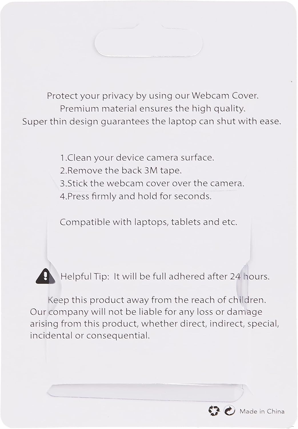 YumLock 0.03inch Web Camera Cover Slide for Laptop, Computer, Macbook Pro, Mac, PC, Surface Pro, iPhone and Android Smartphones, Protect Your Privacy and Security(3Pcs) – image 3