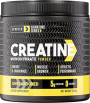 Sporter Creatine Monohydrate Powder - 250g, 50 Servings - Micronized & Pure Creatine for Muscles, Strength & Recovery - Unflavored, Easy to Mix - 250grams