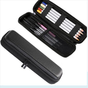 Black Hard Pencil Case EVA Hard Shell Pen Case Holder for Executive Fountain Pen and Stylus Touch Pen