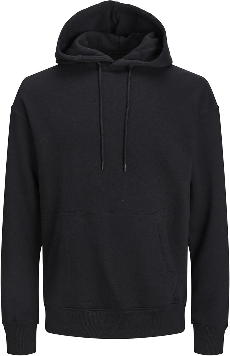mens JJESTAR BASIC SWEAT HOOD NOOS Sweatshirt (pack of 1) - Black