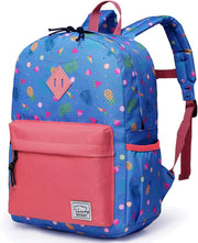 Kids School Backpack Rucksack for Boys Girls Children's Toddler Backpack Kindergarten Book Bag with Chest Buckle - Medium Fruit