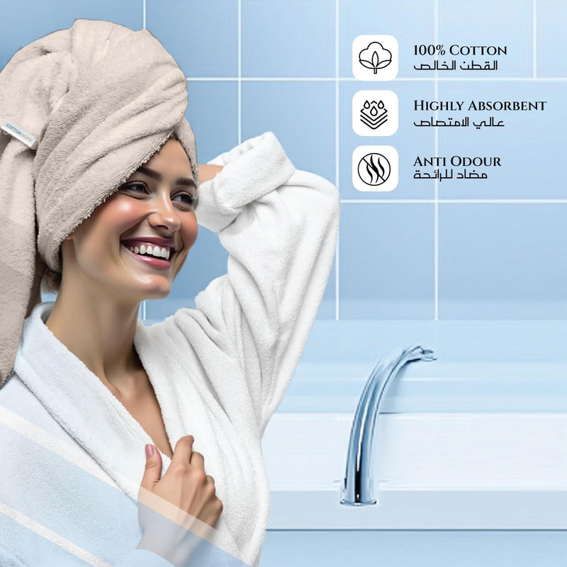 Cotton Home Rest Bath Towel- Set of 2 Sky Blue, Cotton Towel | 70x140cm / 27x55 inch, Luxury Hotel Towel Set Absorbent Durable Lightweight Washable Quick Dry Spa Quality Beach Pool Family Bath Towel.