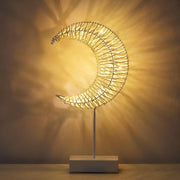 Eid Ramadan Decoration Lights | Moon Shaped Desk Lamp

