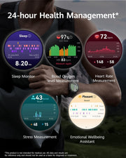 WATCH GT5 Pro 42 mm Smartwatch, Sharp-Edged Design, upto7 Days Battery Life, Pro-level Sports Watch, iOS & Android Compatible, 3 Months HUAWEI Care+, White Ceramic