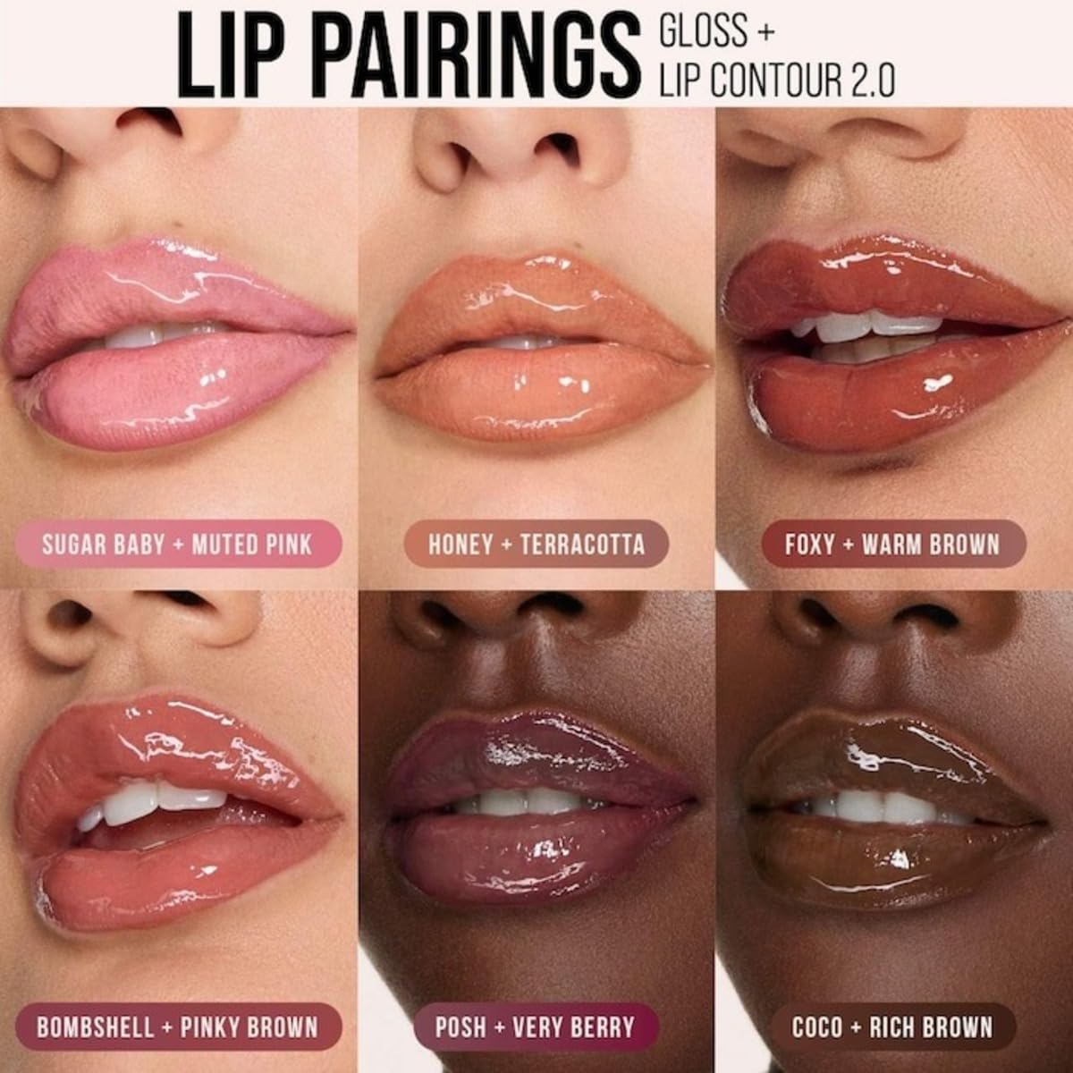 BEAUTY Faux Filler Shiny Non-Sticky Lip Gloss Foxy - Caramel Brown 0.13FL.OZ / 3.9ml – image 7