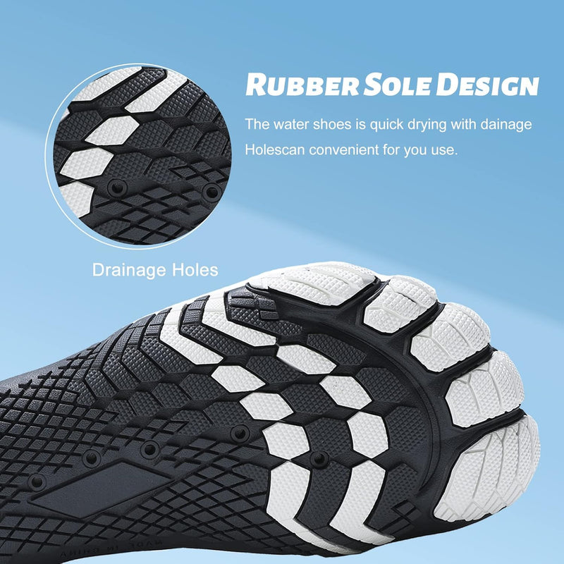 SYKT Water Shoes Mens Womens Quick-Dry Non-Slip Soft Barefoot Swimming Shoes Aqua Sports Outdoor Beach Surfing Diving Hiking Yoga Shoes