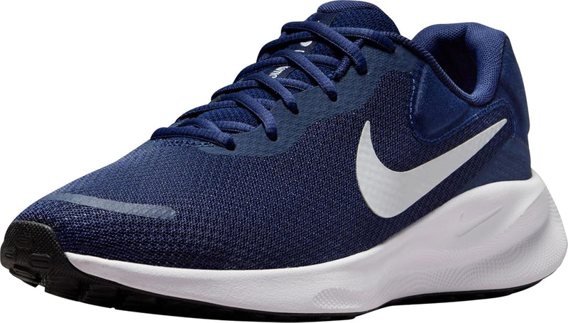 Nike Revolution 7 mens Sneaker - Midnight Navy Pure Platinum Black White