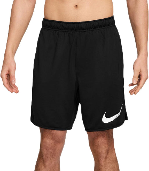 mens Dri-FIT Totality Knit 7" Ultra Light Graphics Shorts (pack of 1) - BLACK/(WHITE)