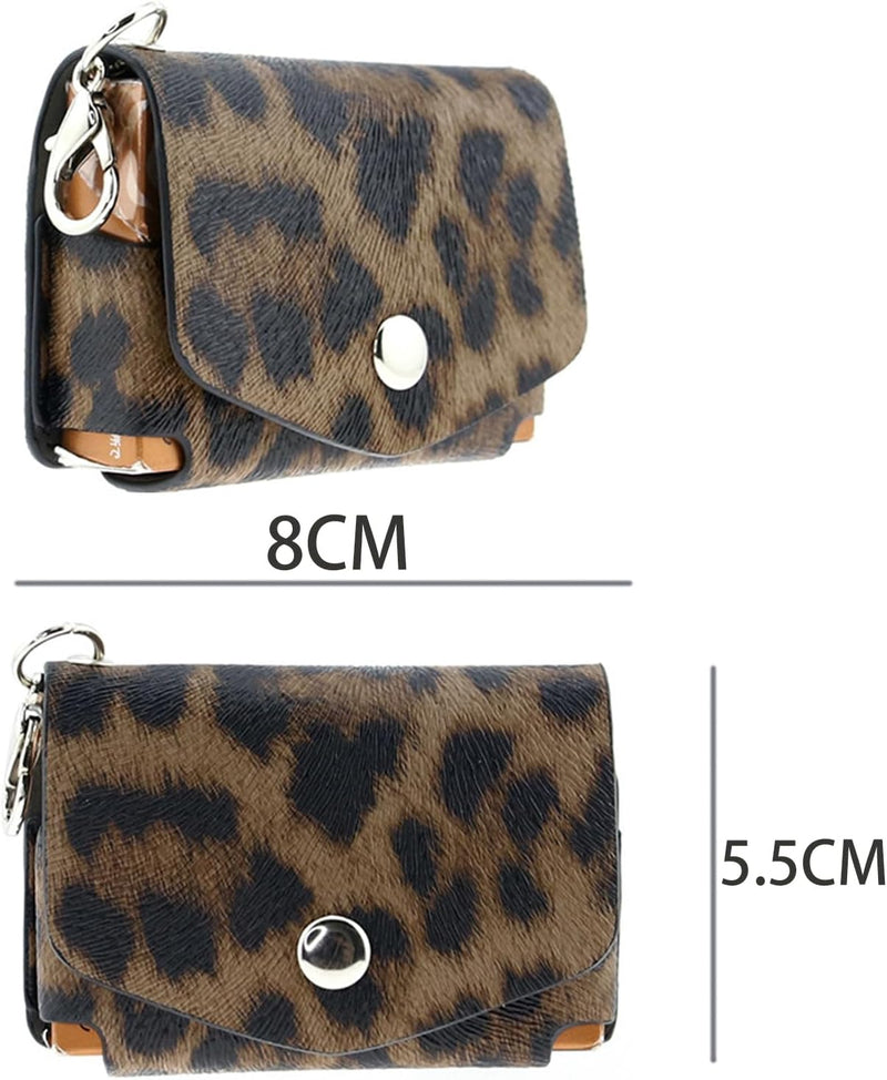 Keminsung Case Compatible with iQOS Cigarette Case Heets and Accessories, PU Leather Case Cigarette Box Travel Protective Bag Cover, brown
