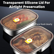 Lunch Box Bento Lunch Box 316 Stainless Steel Lunch Box 1200ML1 1700ML1 For Adults Micro-Pressure Freshness-Locking Technology with Cutlery And Thermal Bag