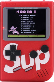 AWH INJOY SUP Game Box - 400 Retro Games in 1 Mini Game Console Can Connect to TV red