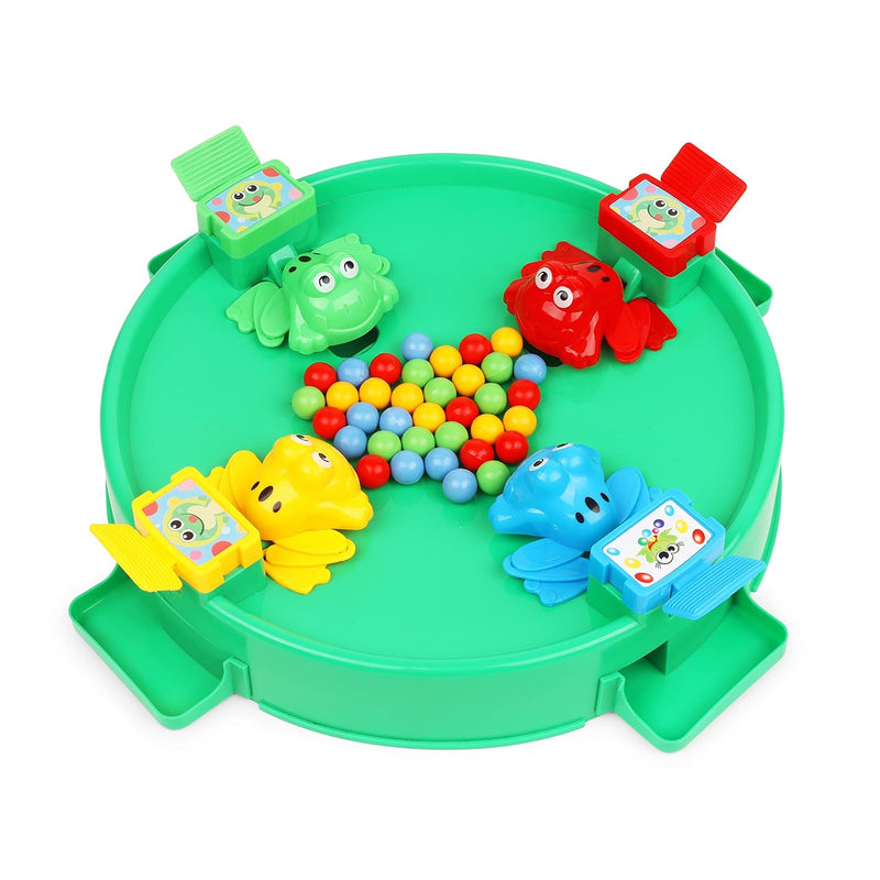 Toyzone Frog Eat Beans Game-4 Players-61038 | Eat The Beans | Hungry Frog Game for Kids | Multiplayer Games | Game for Players | Board Game