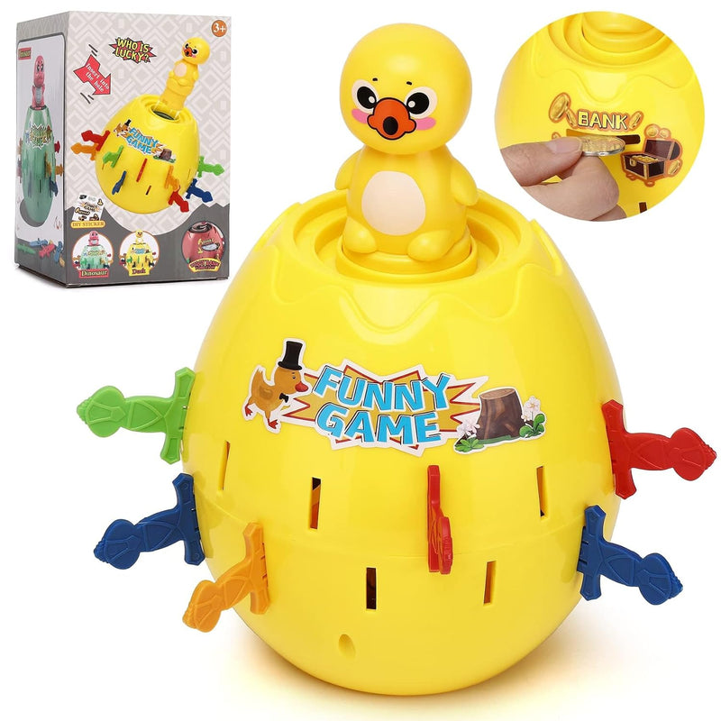 MAKINGTEC Pop Up Kids Game, Dinosaur Action Board Game Family Fun Activity Preschool Children's Game Classic Board Game Toddler Action Game or 3 4 5 6 7 8 9 10 11 Year Old Boys Girls Children Toddlers