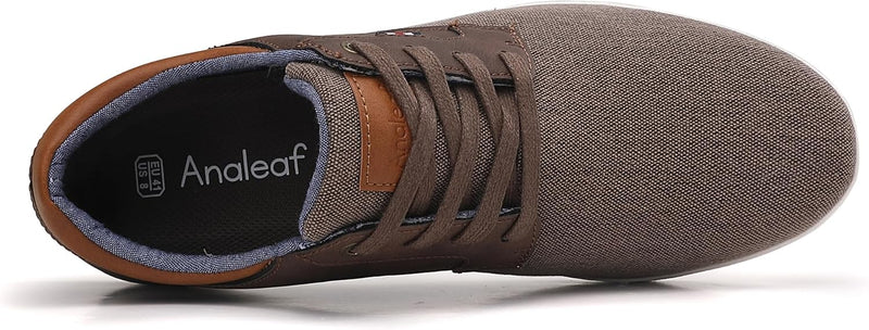ANALEAF Mens Casual Shoes Fashion Sneakers Dress Oxfords Comfortable Shoes