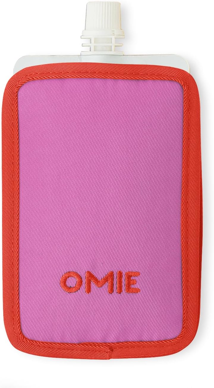 OmieBox Pouch Cooler Freezable Insulated Sleeve (Pink) - Pink