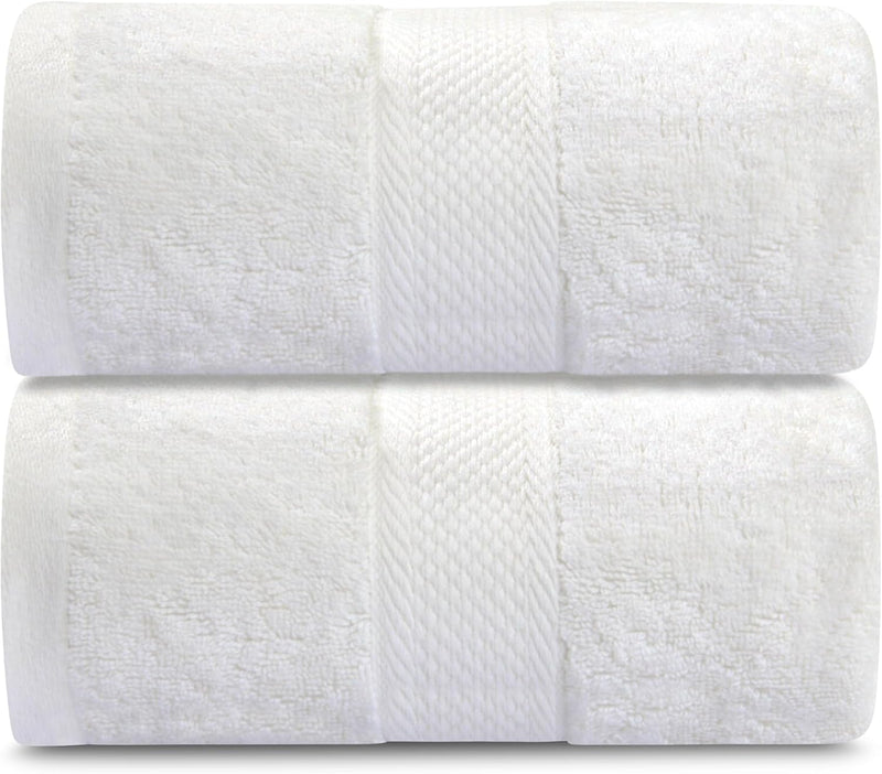 Topify Premium Cotton Towels Set | Ultra Soft Towels 600 GSM | 2 Bath Towels 2 Hand Towels 4 Washcloths | Soft Feel, Quick Dry, Highly Absorbent Durable Towels, (Charcoal, 8 Pcs Set)