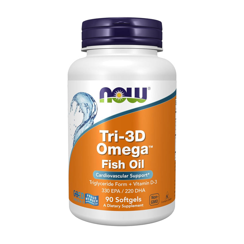 NOW Foods Tri-3D Omega 1000mg, 330/220 Softgels 90's