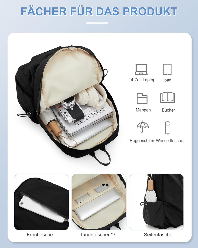 livbote School Backpack Teenager Backpack School Women Men Waterproof Lightweight Daypack Daypack Travel Backpack for Girls Boys