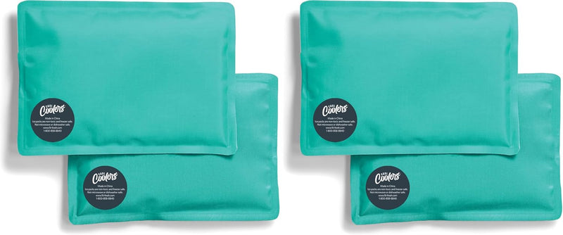 Cool Coolers Soft Ice Packs for Lunch Bags & Coolers, 2pk - Standard (Pack of 2) Teal