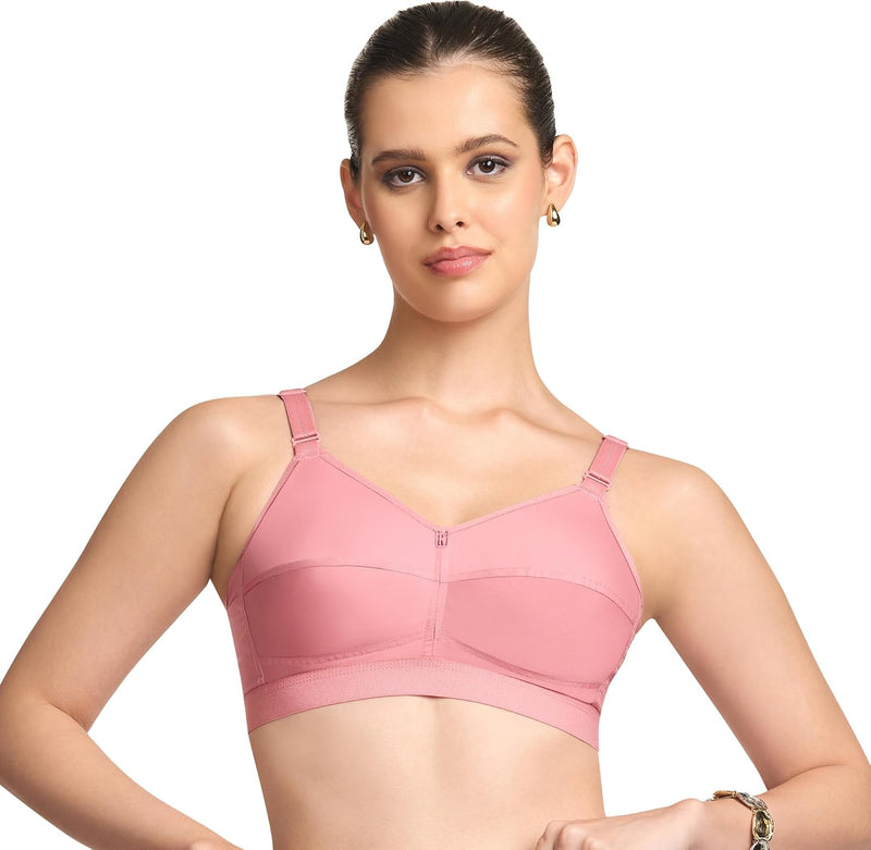 Women RIZA COTTONFIT-NUDE-36-E-CUP Casual (pack of 1) - ROSE GOLD