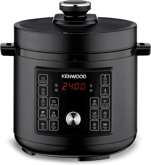 Electric Pressure Cooker 8L Smart Steam Pot 16-in-1 Multifunctional Programmable Multicooker, Steamer, Rice Cooker, Slow Cooker, Saute Pot, Soup, Yogurt, Cake & More PCM95.000BK Black - 8 Liters Black