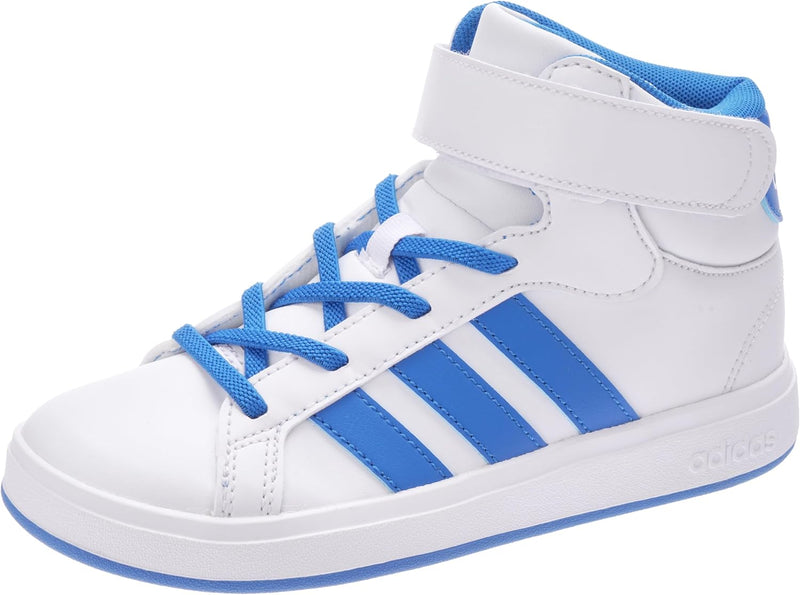 Grand Court Mid Unisex Kids Shoes - White