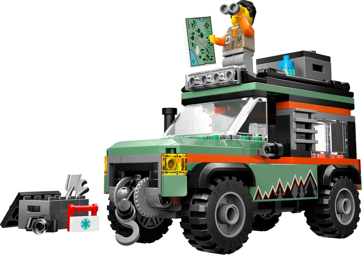 LEGO City Off-Road 4x4 Mountain Truck Toy Set - Building Toys for 6+ Year Old Boys & Girls - Fun Gift Ideas for Birthdays & Holidays - Incl. a Minifigure & Accessories - 60447 – image 2