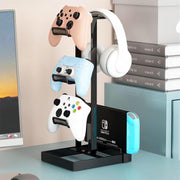 COOLBABY Elevated Version Metal Gamepad Holder Stand Compatible Headphones with PS5/PS4/Xbox ONE/S/X Series Game Console Controller Gaming Handle Bracket