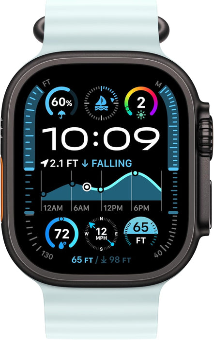 Apple Watch Band - Ocean Band - 49mm - Ice Blue - One Size