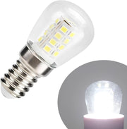 Led Fridge Light Bulb E14 3w Refrigerator Corn Bulb Led Lamp White Replace Halogen Chandelier Lights Led Spotlight Energy Saving For Home Lighting (PACK OF 2) - 1pcs clear