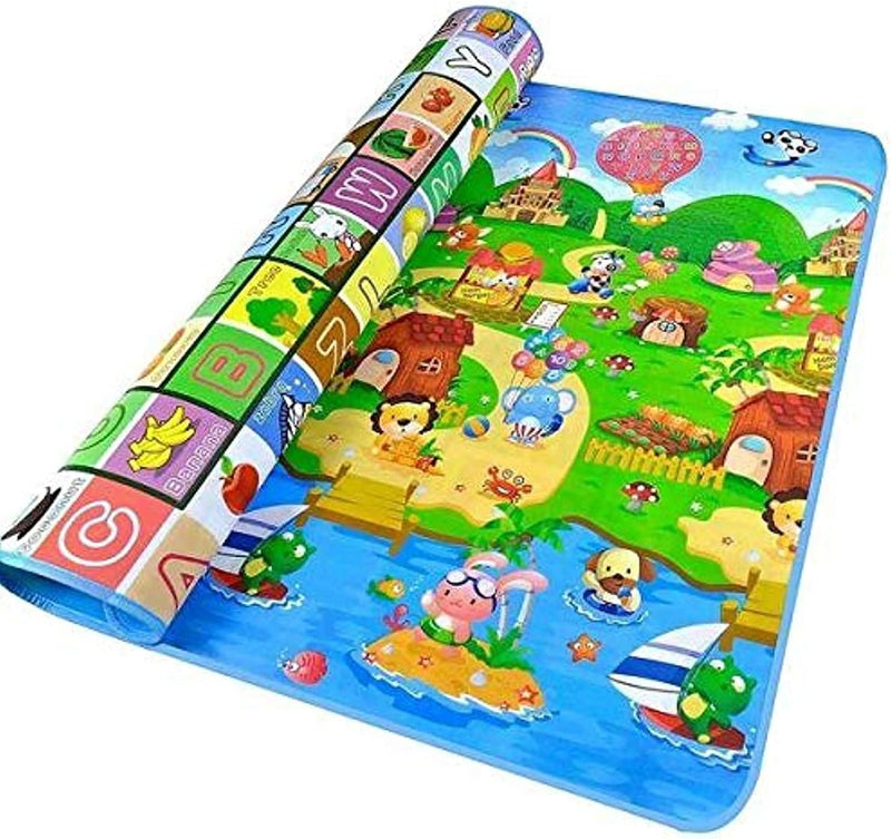 Other 2Mx1.8M Kid Baby Play Mat Floor Activity Happy Farm Rug Child Crawling Carpet