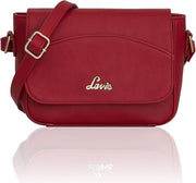 womens Broxa Flap Over Sling Bag Sling Bag - Red