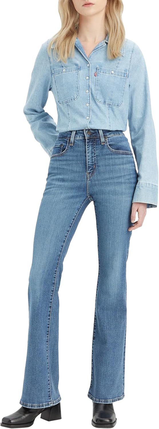Levi's Women's 726 Hr Flare Washed Black Tide Jeans (pack of 1)