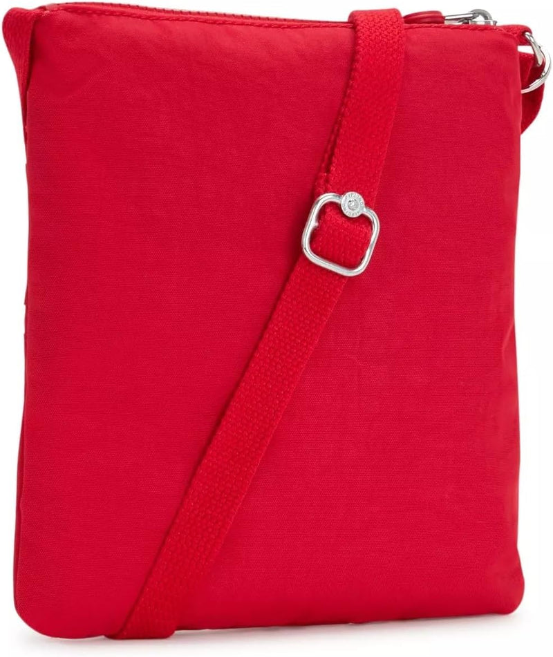 Womens Keiko Crossbody Mini Bag, Lightweight Adjustable Purse, Durable Nylon Shoulder Sling - Red Rouge