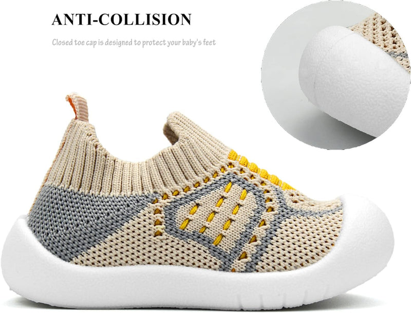 OAISNIT Baby Boy Girl Shoes Breathable Mesh Sneakers Lightweight Non-Slip Toddler Walking Shoes Infant First Walkers 6-24 Months