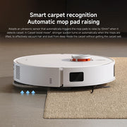 Xiaomi Robot Vacuum X20 Pro with 7000Pa Suction power, All-in-One Station, Auto Mop washing, Hot air drying, Auto dust collection, Carpet Detection, LDS Navigation, 160min Runtime, App & Voice Control