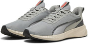 Flyer Lite 3 unisex-adult Road Running Shoe - Alpine Snow Flat Light Gray Puma Black Glowing Red