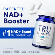 TRU NIAGEN - Patented Nicotinamide Riboside NAD+ Supplement. NR Supports Cellular Energy Metabolism & Repair, Vitality, Healthy Aging of Heart, Brain & Muscle - 30 Servings / 30 Capsules - Pack of 1