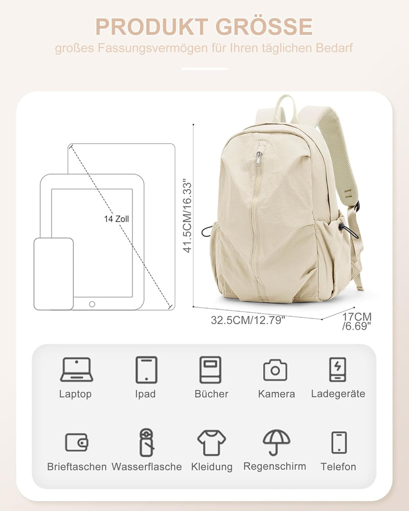 livbote School Backpack Teenager Backpack School Women Men Waterproof Lightweight Daypack Daypack Travel Backpack for Girls Boys