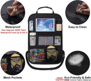 ONE PIX Backseat Car Organizer Mats Back Seat Organizers and Storage Bag with Touch Screen Tablet Holder for Kids Toddlers Car Seats, Travel Accessories, Road Trip Essentials Kids - 1Pack