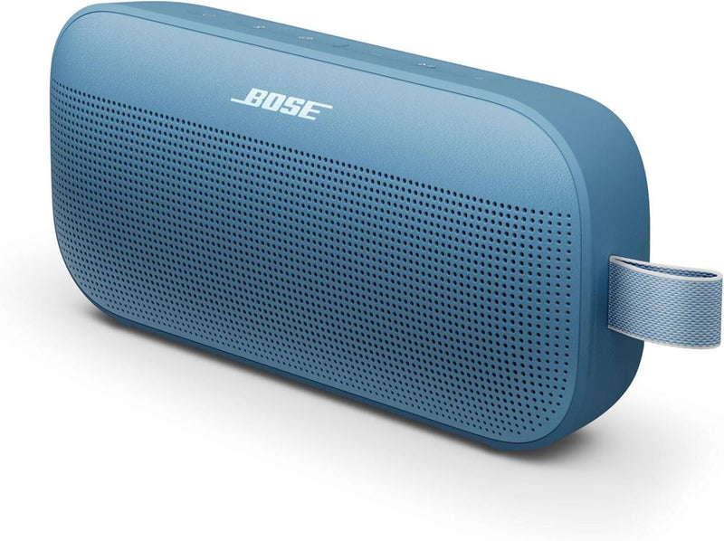 Bose SoundLink Flex Portable Bluetooth Speaker (2nd Gen), Portable Outdoor Speaker with Hi-Fi Audio, Up to 12 Hours Battery Life, Waterproof and Dustproof, Black - Blue Dusk